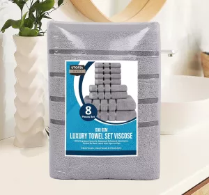 8 dílná sada osušek a ručníků UTOPIA TOWELS 100% bavlna, varianty: