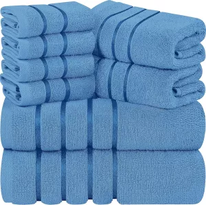 8 dílná sada osušek a ručníků UTOPIA TOWELS 100% bavlna, varianty: