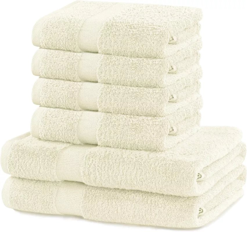 DecoKing 6dílná sada ručníků a osušek 525g/m²