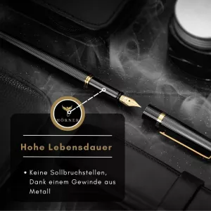 Luxusní pera HÖRNER VECTRUM-plnicí,kuličkové,inkoustové,