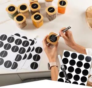 Sada 10 sklenic na koření Deco haus® s bambusovým víčkem