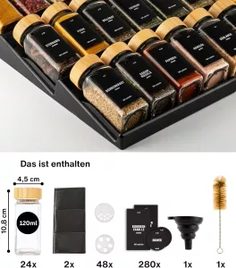 Sada 24 kořenek Deco haus®+organizér do zásuvky