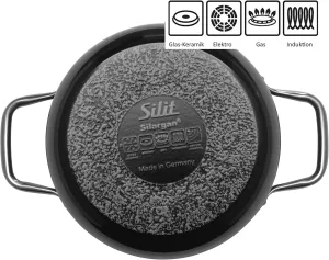 Sada hrnců SILIT - Elegance Line, 4dílná, luxusní sada,černá