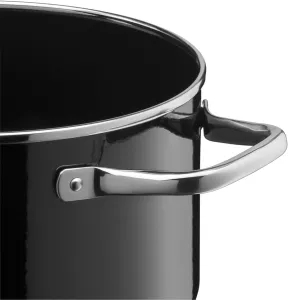 Sada hrnců SILIT - Elegance Line, 4dílná, luxusní sada,černá