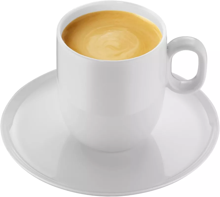 Šálky na kávu WMF Barista,espresso/café creme s podšálkem,bílá,2 ks - 2ks - 150ml