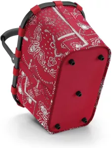 Skládací nákupní košík Reisenthel Carrybag,varianty: | Bandana Red, Anniversary Dots, Frame Op-art, Frame Signature Black, Twist Azure, Bandana Blue, Flora Blue, Frame Hearts & Stripes, Jungle Curry, Modrý puntík, Signature blau, Twist Pink 