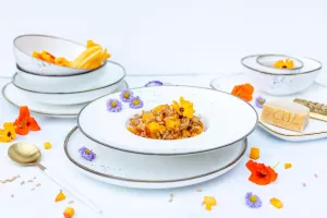 Talíř na těstoviny 4ks-MÄSER Série Pintar, Ø 26 cm, porcelán