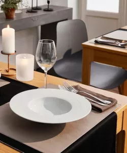Talíř na těstoviny- METRO Professional Rupat, Ø 27 cm, bílý porcelán