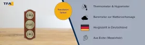 TFA Dostmann - Analogová meteostanice,barometr,teploměr vlhkoměr