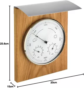 TFA Dostmann - Analogová meteostanice,barometr,teploměr vlhkoměr,vnitřní i venkovní