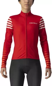 Dámský cyklistický dres CASTELLI AUTUNNO s dlouhým rukávem, zateplený, - Grafitová vel.XL