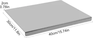 Kuchyňská pracovní deska z ušlechtilé oceli 40 x 30 cm LOOCAR®