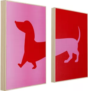 Obraz na plátně KARE design Dog Frankie (set 2 kusů)