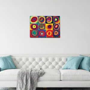 Obraz na plátně Vassily Kandinsky-studium barev, 70x50cm GIALLOBUS