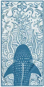 Plážová osuška DecoKing - Žralok, 90 x 180cm