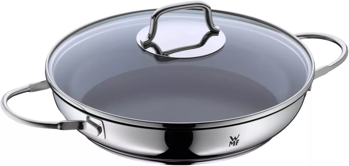 Servírovací pánev WMF Devil se skleněným víkem,26 cm