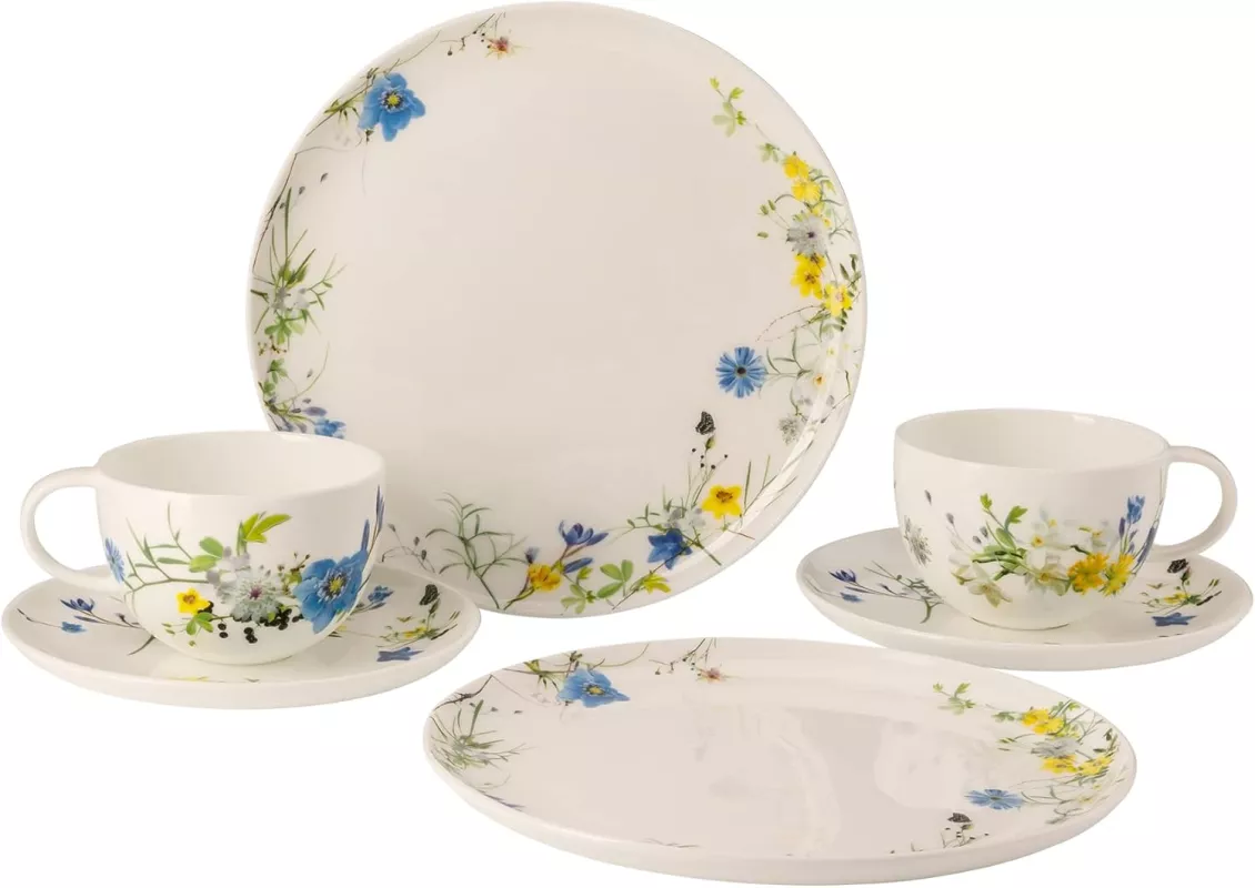 Snídaňový set ROSENTHAL Brillance Fleurs des Alpes 6 dílů