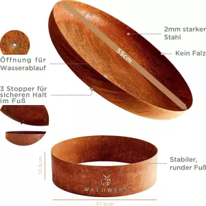 Zahradní ohniště WALDWERK 55cm