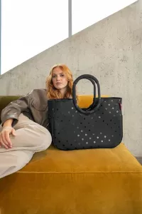 Dámská taška Reisenthel Loopshopper L Glossy dots black