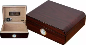 Humidor na doutníky ANGELO na 25 kusů, klávírní lak