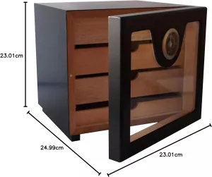 Humidor na doutníky GERMANUS Dravus,skříň černá