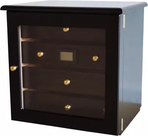 Humidor na doutníky GERMANUS Radix, skříň černá, na 200kusů