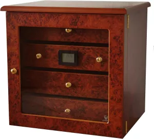 Humidor na doutníky GERMANUS Radix, skříň hnědá cca 200kusů