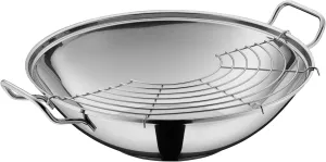Pánev Wok WMF Party, s víkem a odkládací mřížkou, Ø 36cm