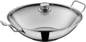 Pánev Wok WMF Party, s víkem a odkládací mřížkou, Ø 36cm