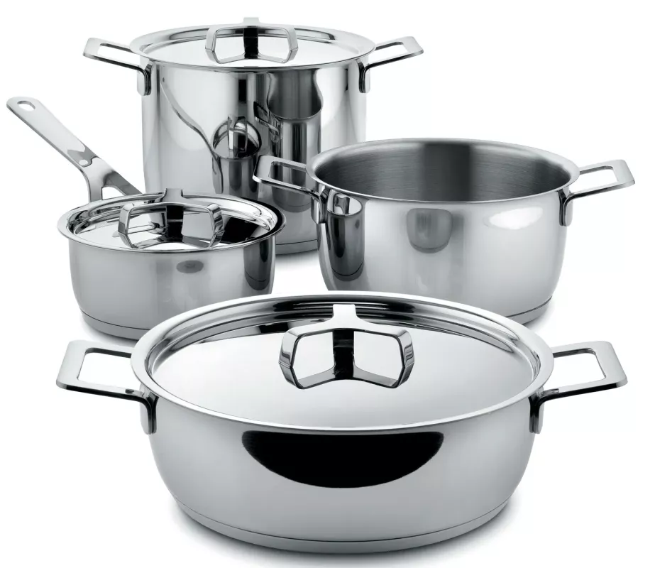 Sada hrnců Alessi POTS&PANS, designová sada 7ks