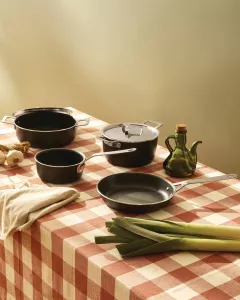 Sada hrnců Alessi POTS&PANS,sada 6ks,černá