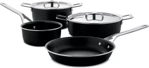 Sada hrnců Alessi POTS&PANS,sada 6ks,černá 