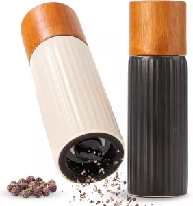 Sada mlýnků na sůl a pepř Moritz & Moritz,akátové dřevo,kamenina