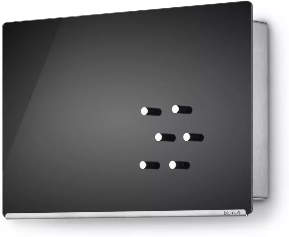 Skříňka na klíče s magnetickými dvířky BLOMUS VELIO 30 x 20 cm,černá