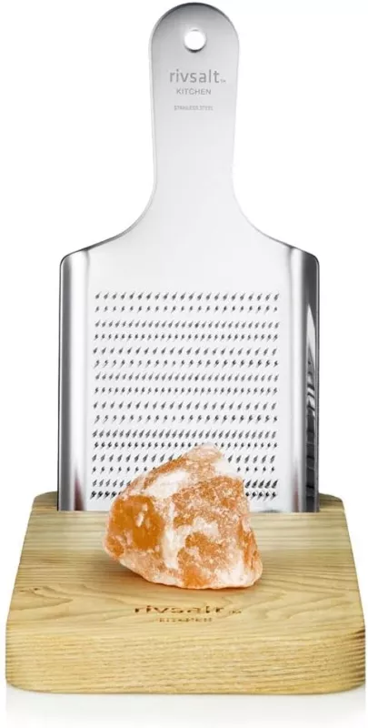 Slánka RIVSALT- krystal himálajské soli, struhadlo, podstavec RIVSALT