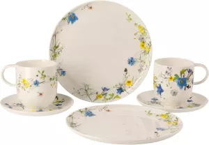Snídaňová souprava Rosenthal Brillance Fleurs des Alpes, varianty: | Sada s hrnkem, Sada se šálkem