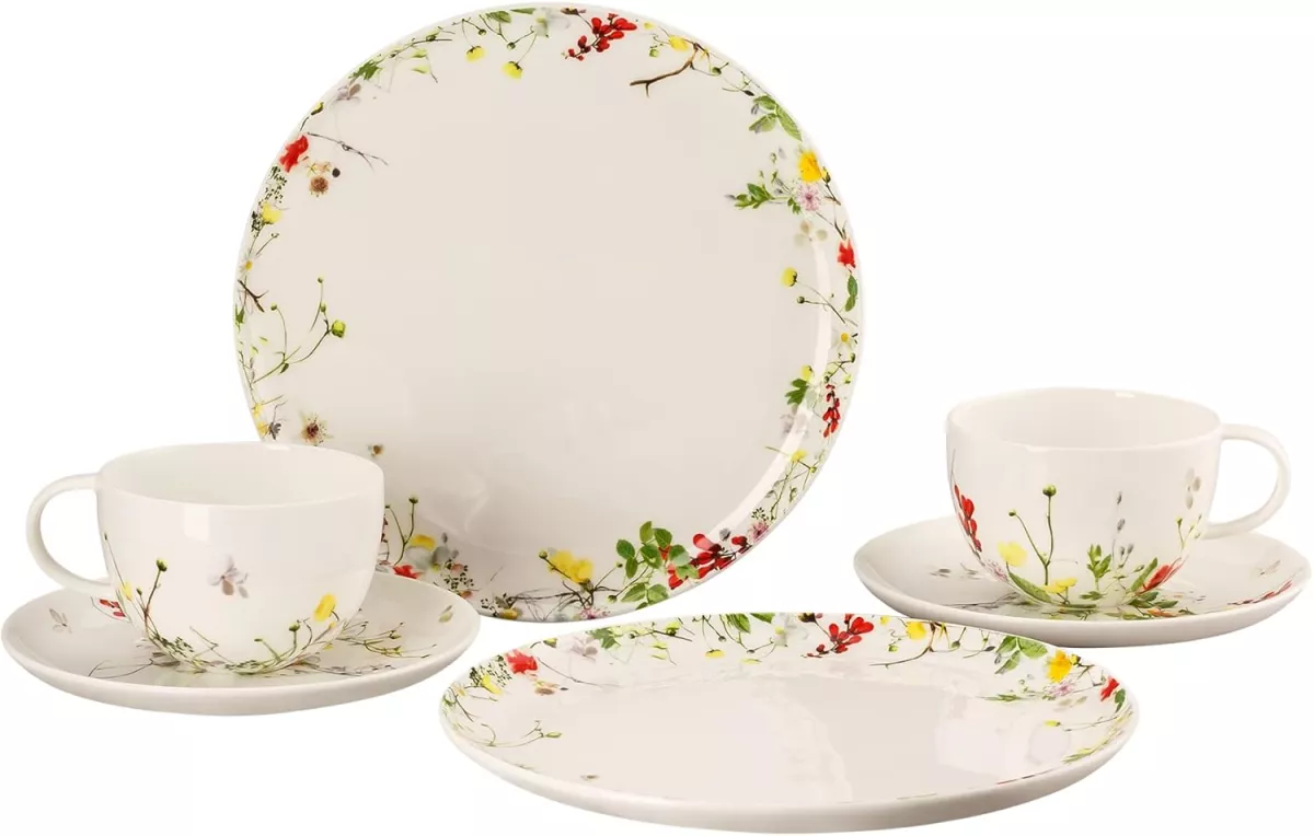 Snídaňová souprava Rosenthal Brillance Fleurs Sauvages, varianty: - Sada se šálkem
