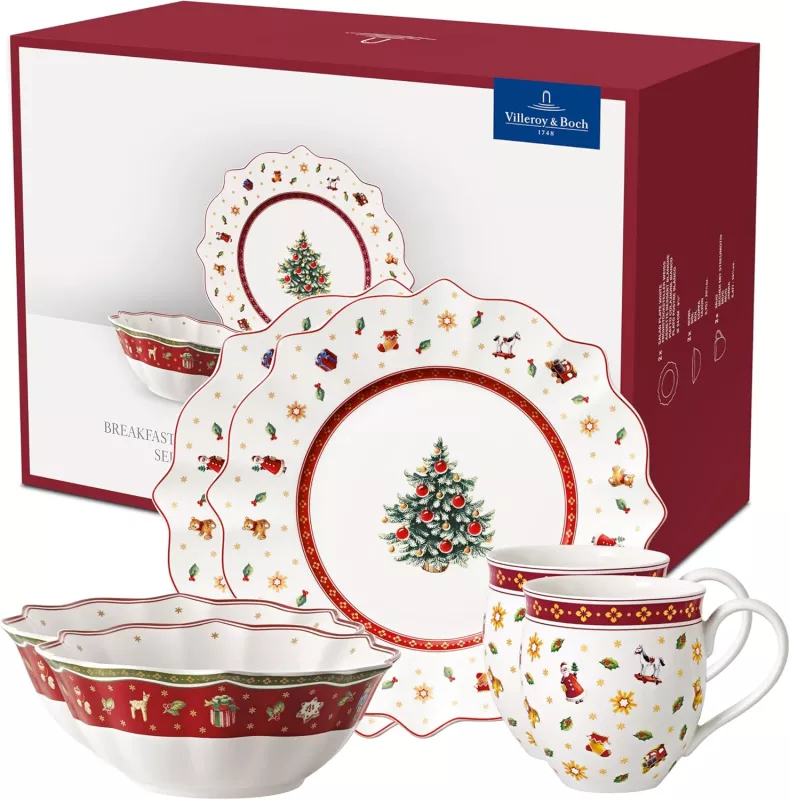 Snídaňová souprava VILLEROY & BOCH Toys Delight, varianty: - Sada červená/pestrá