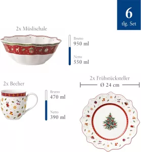 Snídaňová souprava VILLEROY & BOCH Toys Delight, varianty: