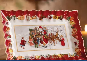 Vánoční podnos na cukroví VILLEROY & BOCH TOY'S FANTASY,35x23 cm Vánoční podnos na cukroví VILLEROY & BOCH TOY'S FANTASY,35x23 cm