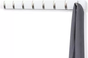 Věšák na zeď Umbra FLIP 8 háčků, varianty: | Bílá, Šedá