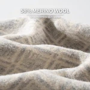 Vlněná, luxusní merino deka ACUSHLA 160x200cm, varianty: