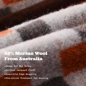 Vlněná, luxusní merino deka ACUSHLA 160x200cm, varianty: